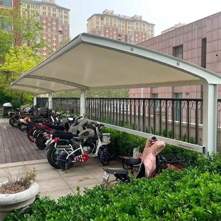 密云区膜结构电动车棚